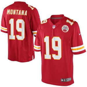 Joe Montana Kansas City Chiefs Nike Retired Player Limited Jersey – Red